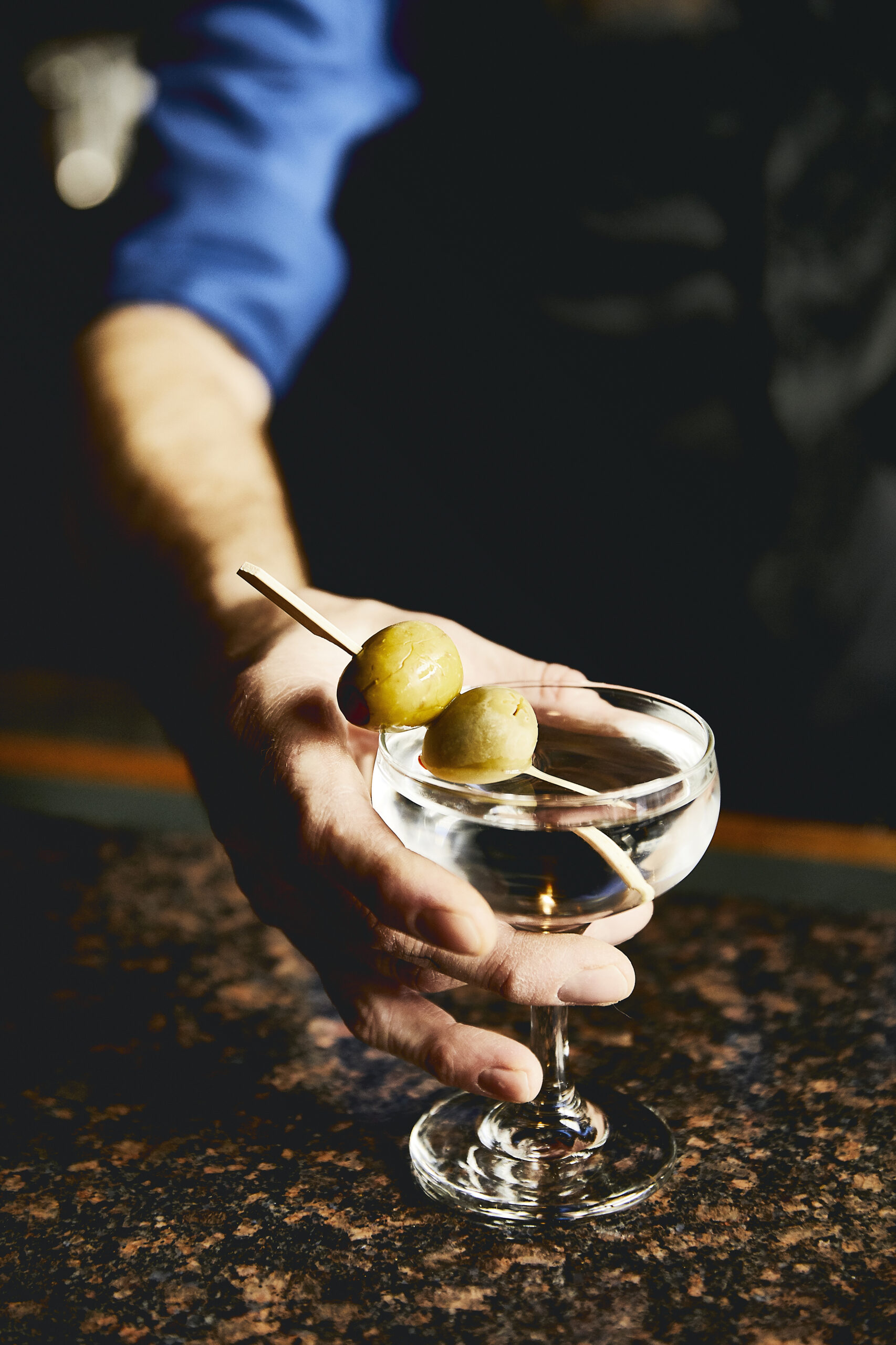 Martini With Olives